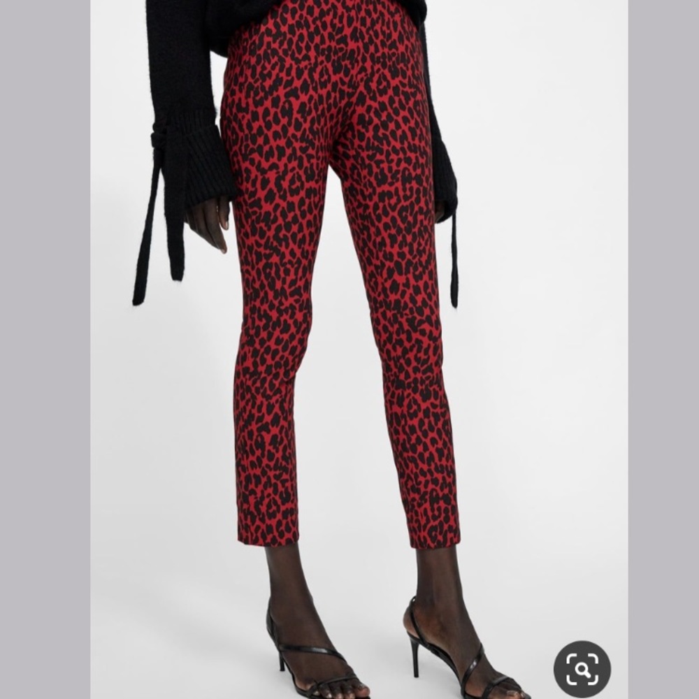 Zara Animal Print Pants